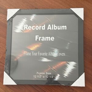 Black Record Album Frame